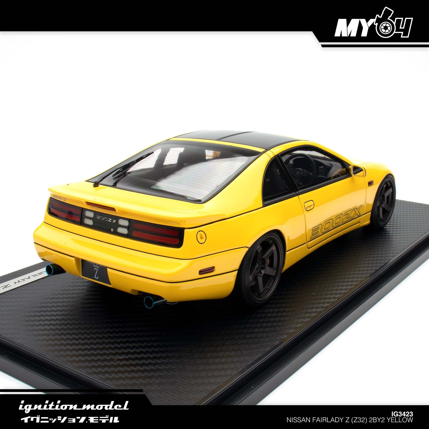 [Ignition Model] Nissan Fairlady Z (Z32) 2by2  - Yellow