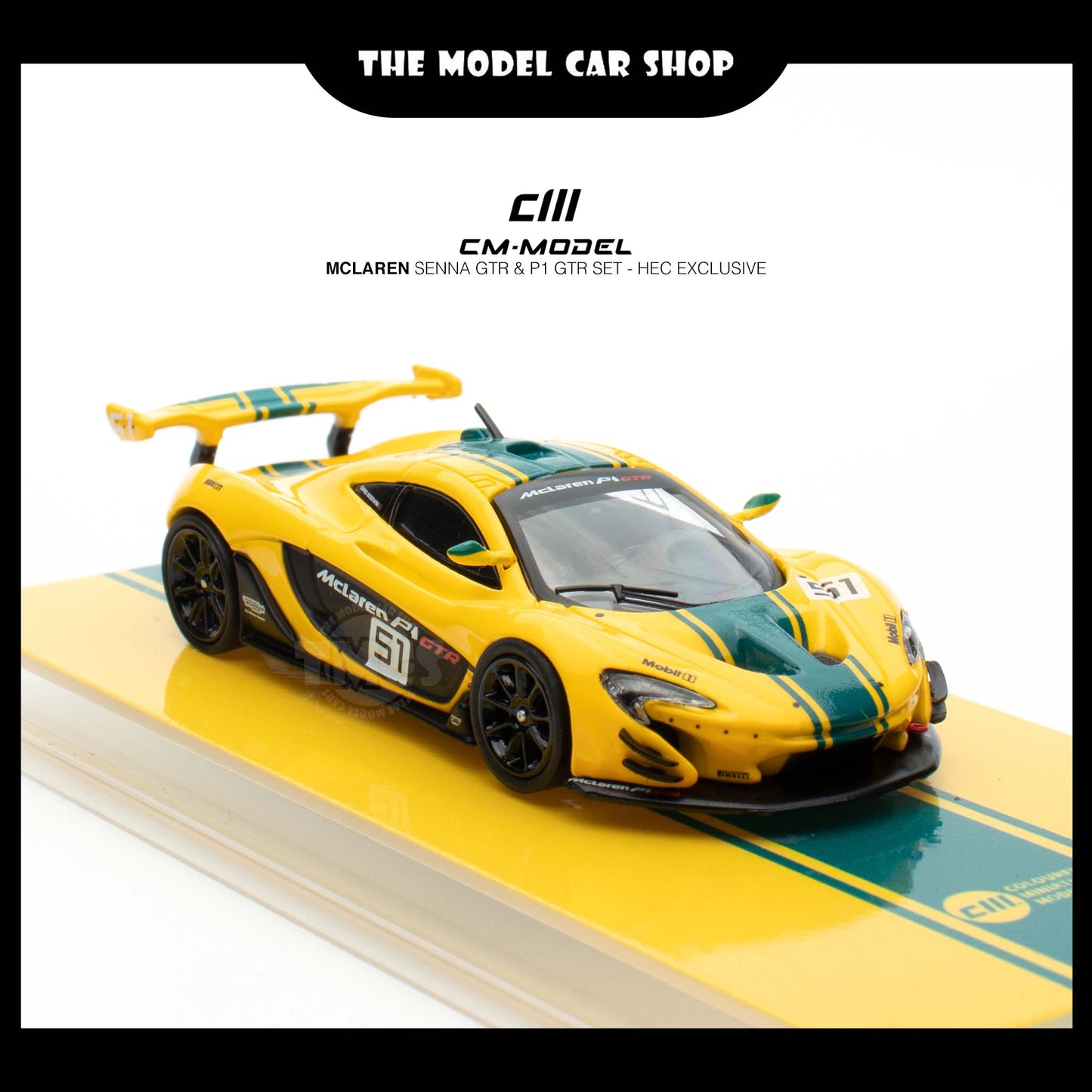 [CM Model] McLaren Senna GTR & P1 GTR Set - HEC Exclusive