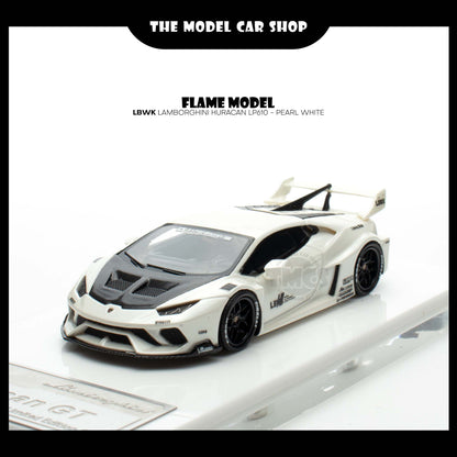 [Flame Model] LBWK Lamborghini Huracan LP610 - Pearl White