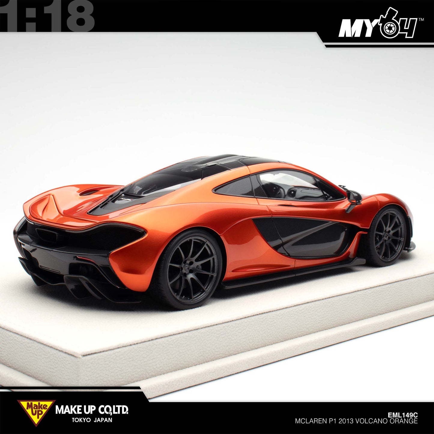 [Make Up] 1:18 Edilion Mclaren P1 2013 - Volcano Orange