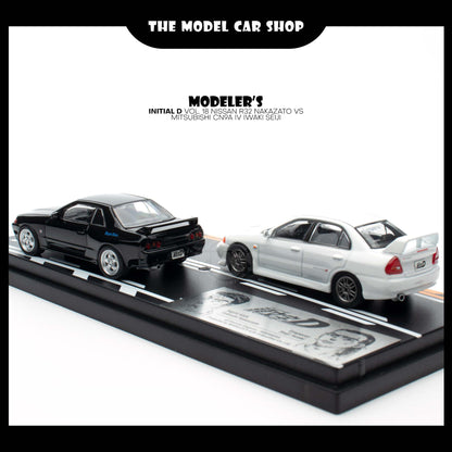 [Modeler's] Initial D Vol. 18 Nissan R32 Nakazato VS Mitsubishi CN9A IV Iwaki Seiji