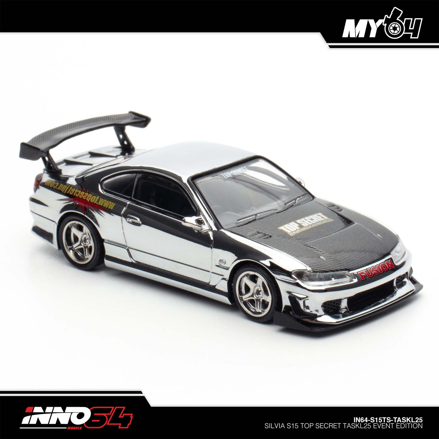 [INNO64] Silvia S15 Top Secret - Chrome Silver (TASKL25)