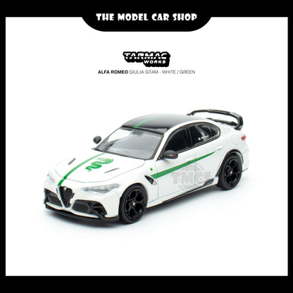 [Tarmac Works] Alfa Romeo Giulia GTAm - White / Green