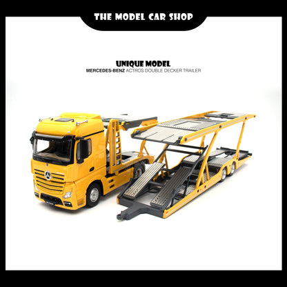 [Unique Model] Mercedes-Benz Actros Double Decker Trailer - Yellow