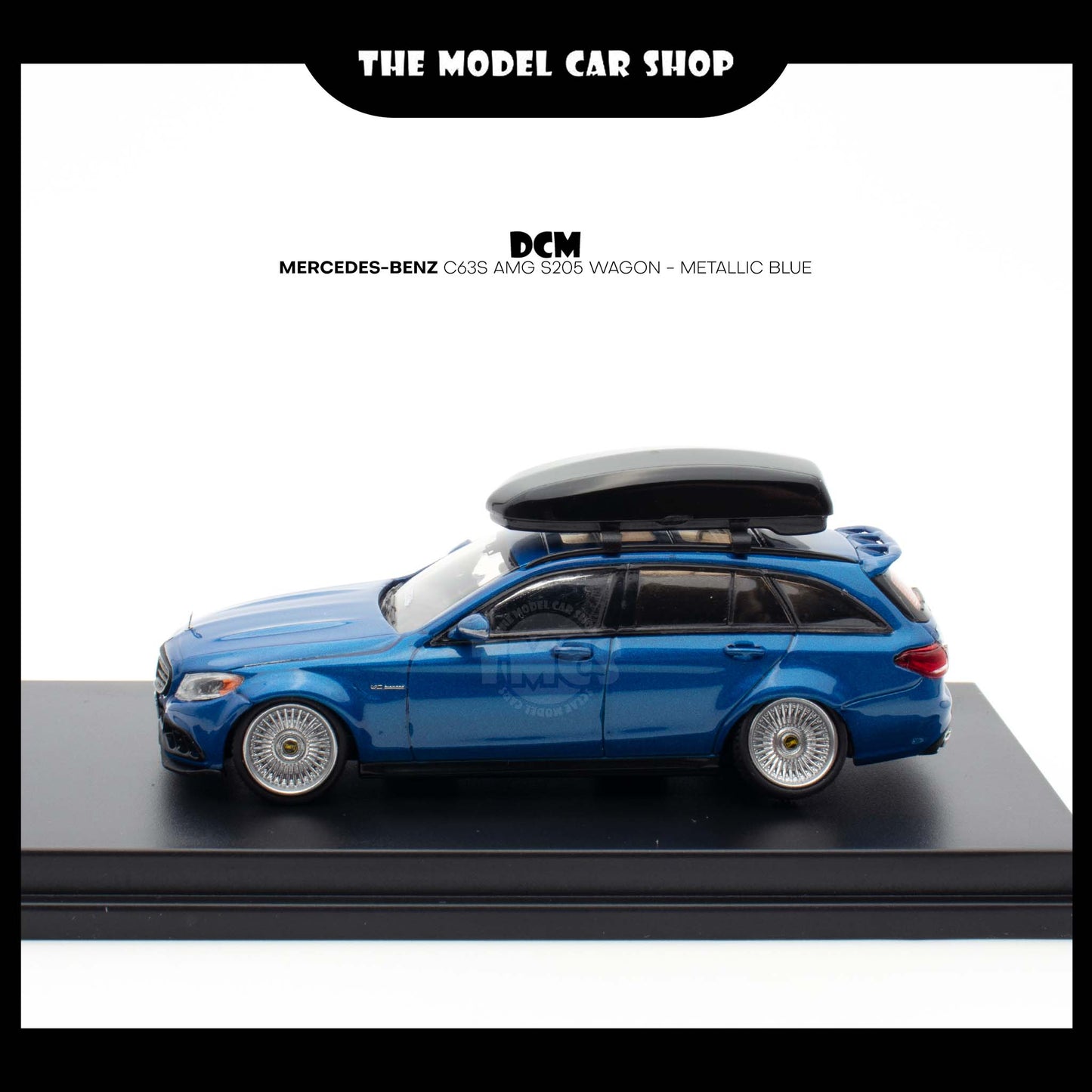 [DCM] Mercedes-Benz C63S AMG S205 Wagon - Metallic Blue Low Rider