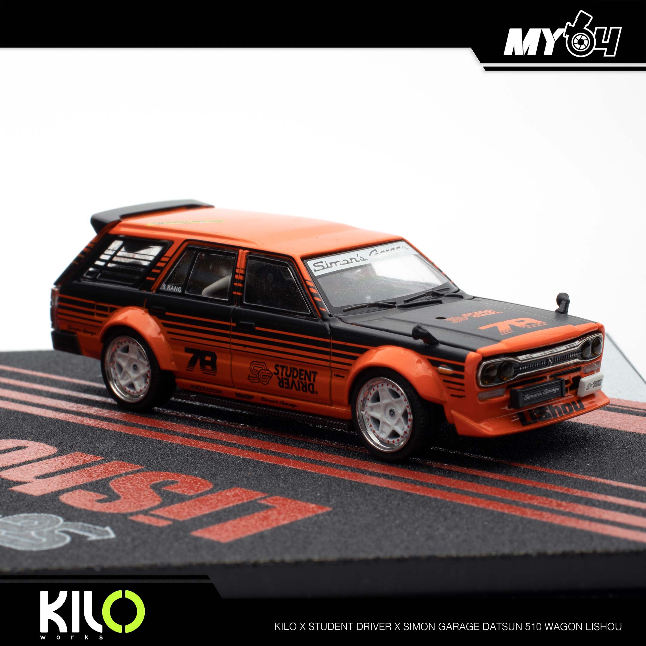 Kilo Works] Kilo x Student Driver x Simon Garage - Datsun 510