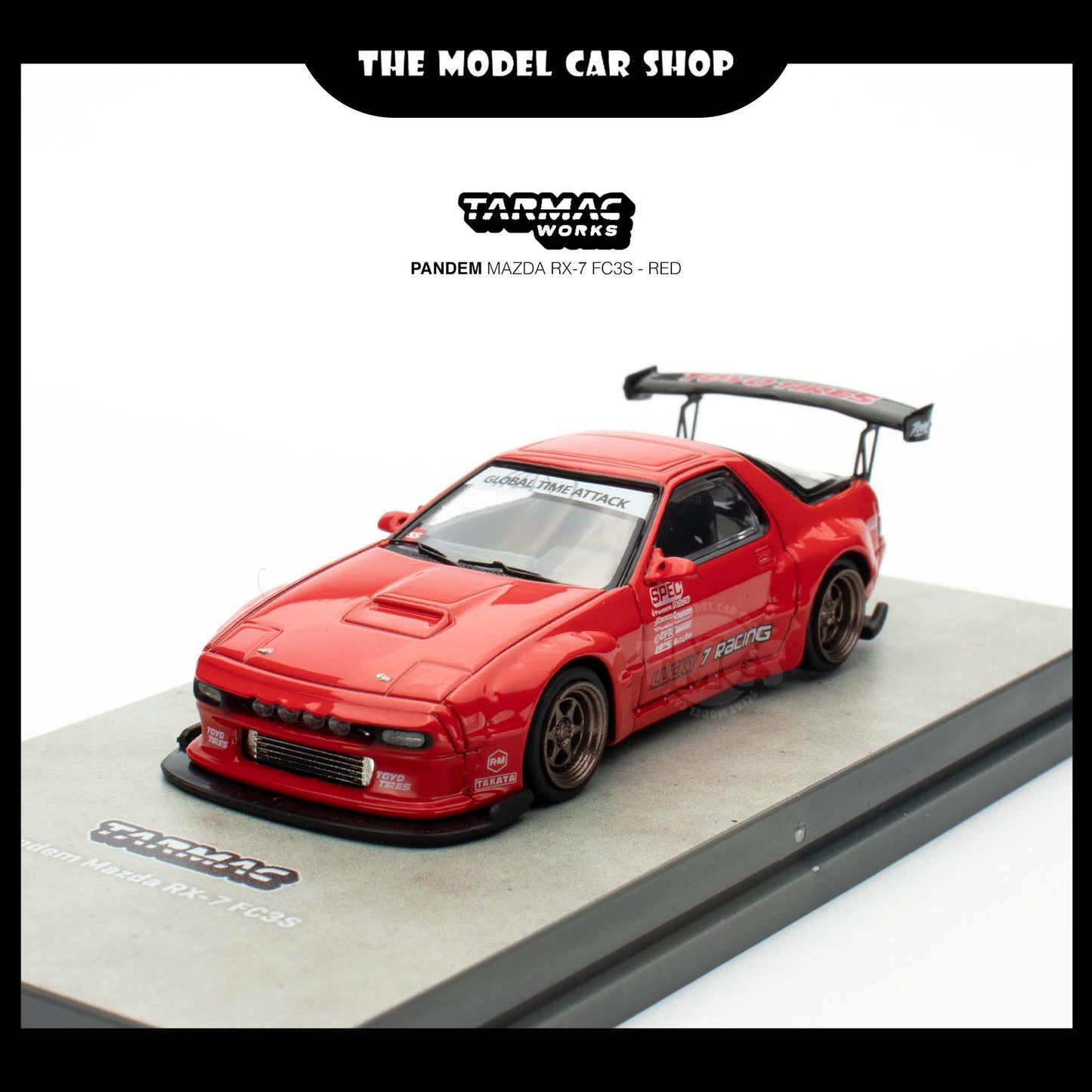 [Tarmac Works] Pandem Mazda RX-7 FC3S - Red