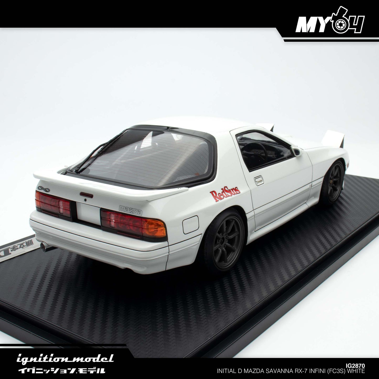 [Ignition Model] Initial D Mazda Savanna RX-7 Infini (FC3S) - White