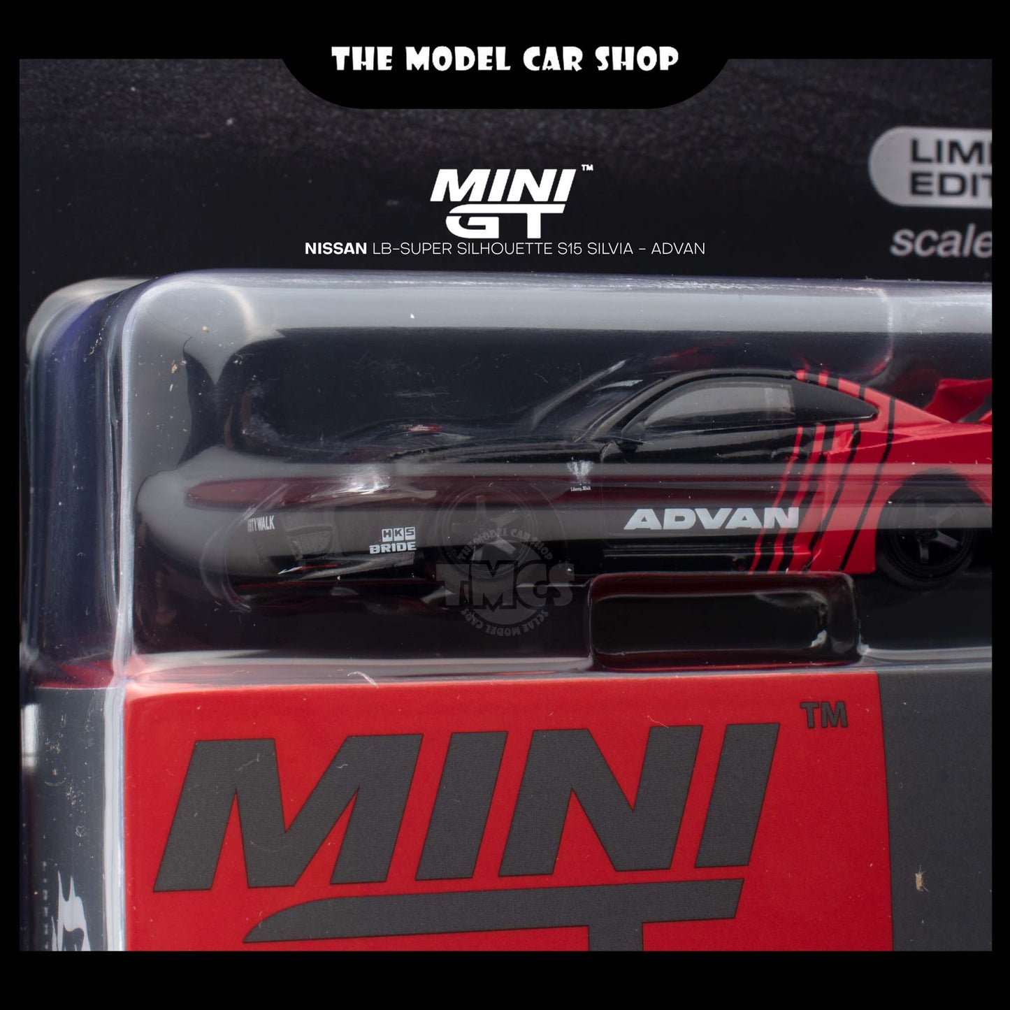 [MINI GT] Nissan LB-Super Silhouette S15 SILVIA  - Advan (Mijo Exclusive)