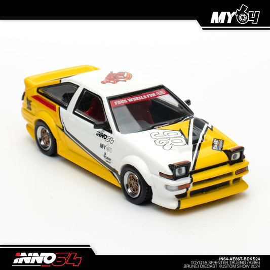 [INNO64] Toyota Sprinter Trueno AE86 Brunei Diecast Kustom Show 2024