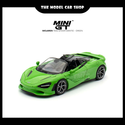 [MINI GT] McLaren 750S Spider Mantis - Green