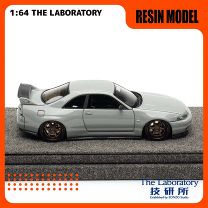 [The Laboratory] 1:64 Garage Active R33 Widebody Concept A - Cement Grey