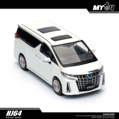 [Hobby Japan] Toyota Alphard Hybrid (H30W) With Sun Roof - White Pearl Crystal Shine