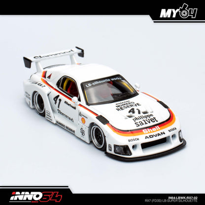 [INNO64] MAZDA RX7 (FD3S) LB-SUPER SILHOUETTE - White