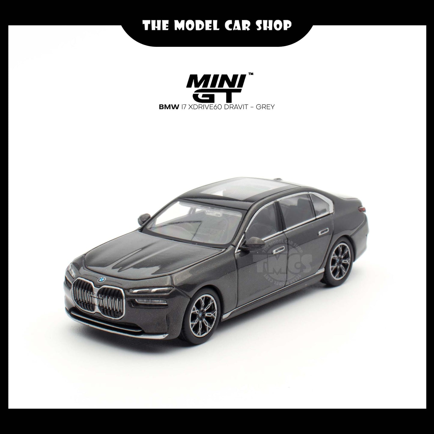 [MINI GT] BMW i7 xDrive60 Dravit - Grey