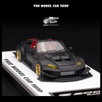 [Micro Turbo] Honda S2000 JS Racing Race Car Time Attack - Matte Black