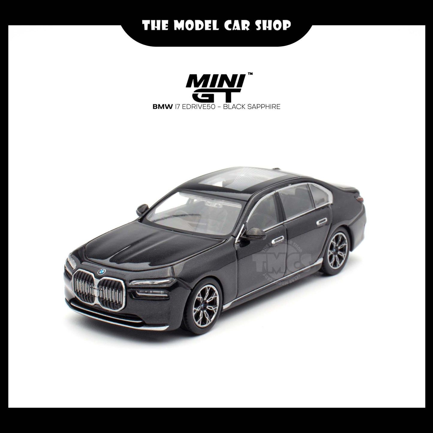 [MINI GT] BMW i7 eDrive50 - Black Sapphire