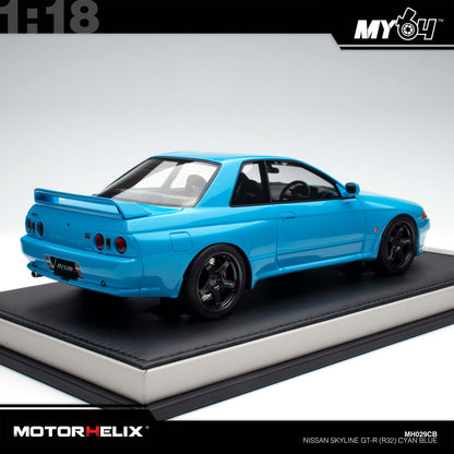 [Motorhelix] Nissan Skyline GT-R (R32) - Cyan Blue
