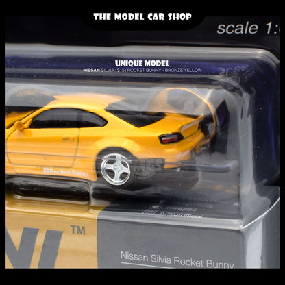 [MINI GT] Nissan Silvia (S15) Rocket Bunny - Bronze Yellow (Mijo Exclusive)