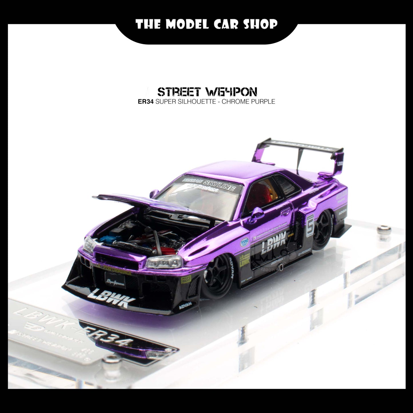 [Street Weapon] Super Silhouette ER34 - Chrome Purple