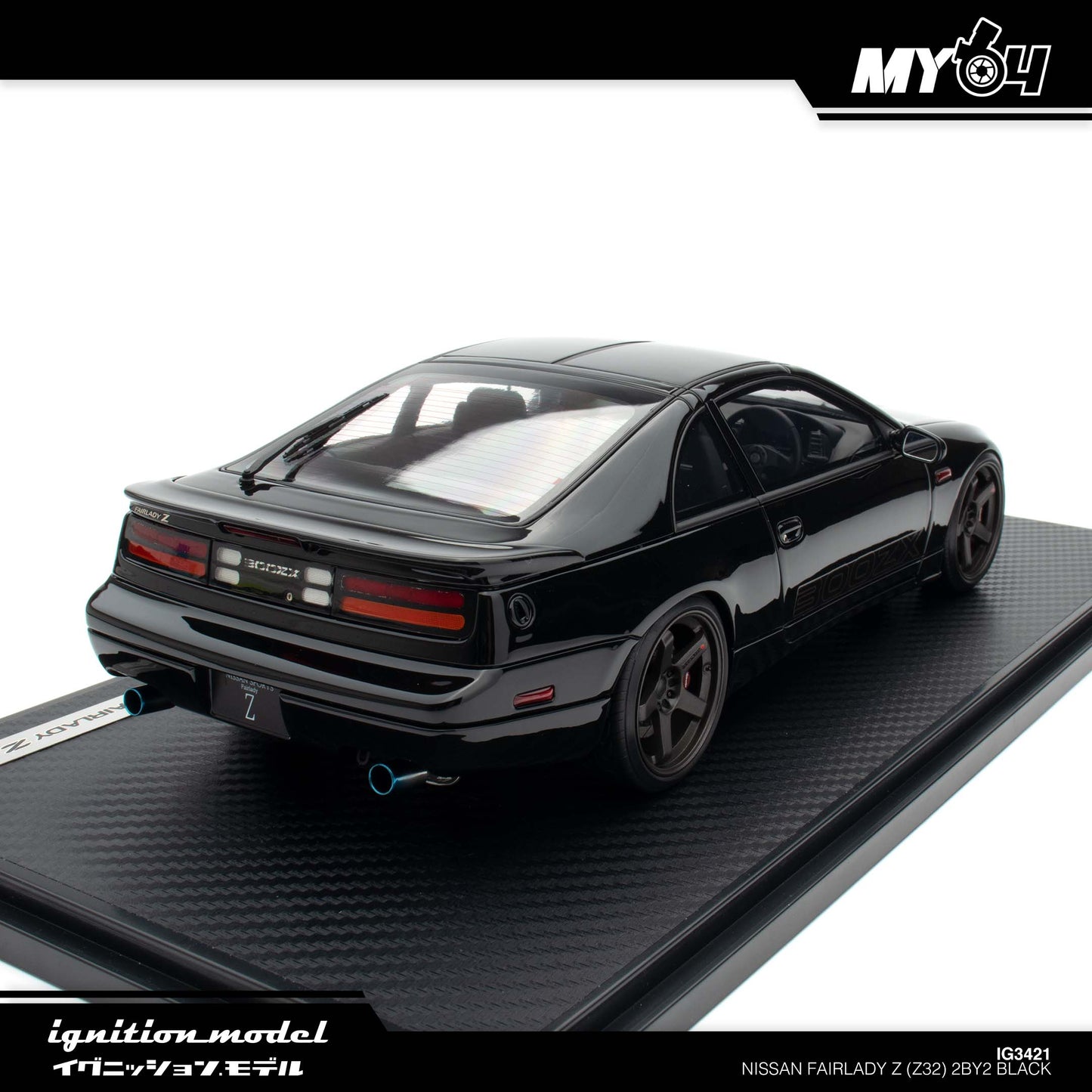 [Ignition Model] Nissan Fairlady Z (Z32) 2by2  - Black