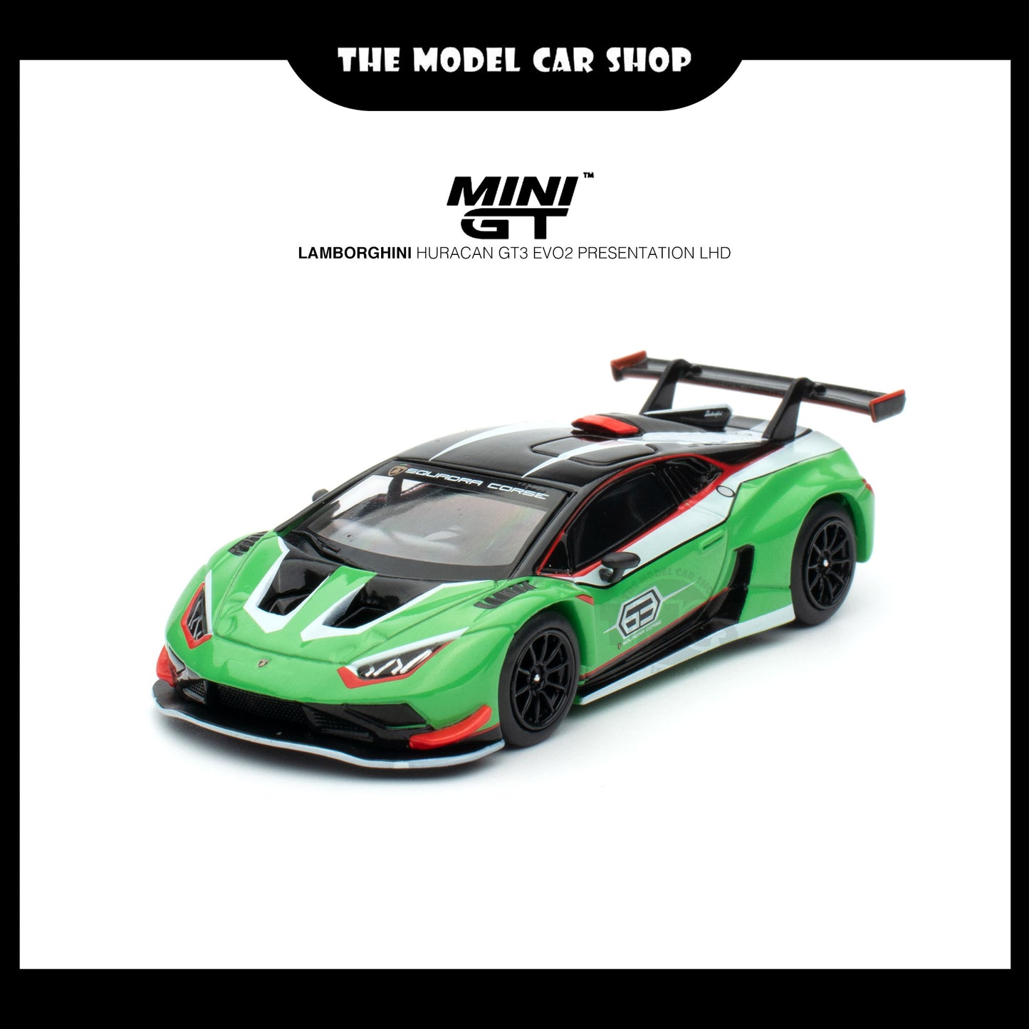 [MINI GT] Lamborghini Huracán GT3 EVO2 Presentation (UNSEALED)