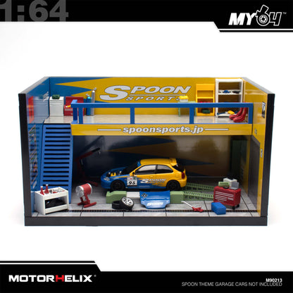 [Motorhelix] 1:64 Spoon Theme Garage