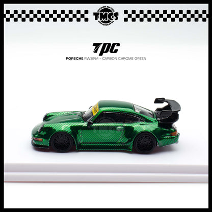 [TPC] 1:64 Porsche RWB964 - Carbon Chrome Green