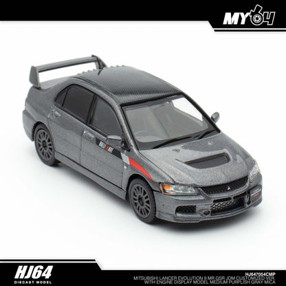 [Hobby Japan] Mitsubishi Lancer Evolution 9 MR GSR JDM Customized Version with Engine Display Model