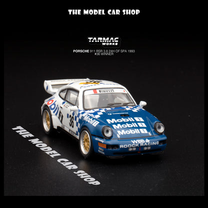 [Tarmac Works] Porsche 911 RSR 3.8 24h of SPA 1993 # 36 Winner