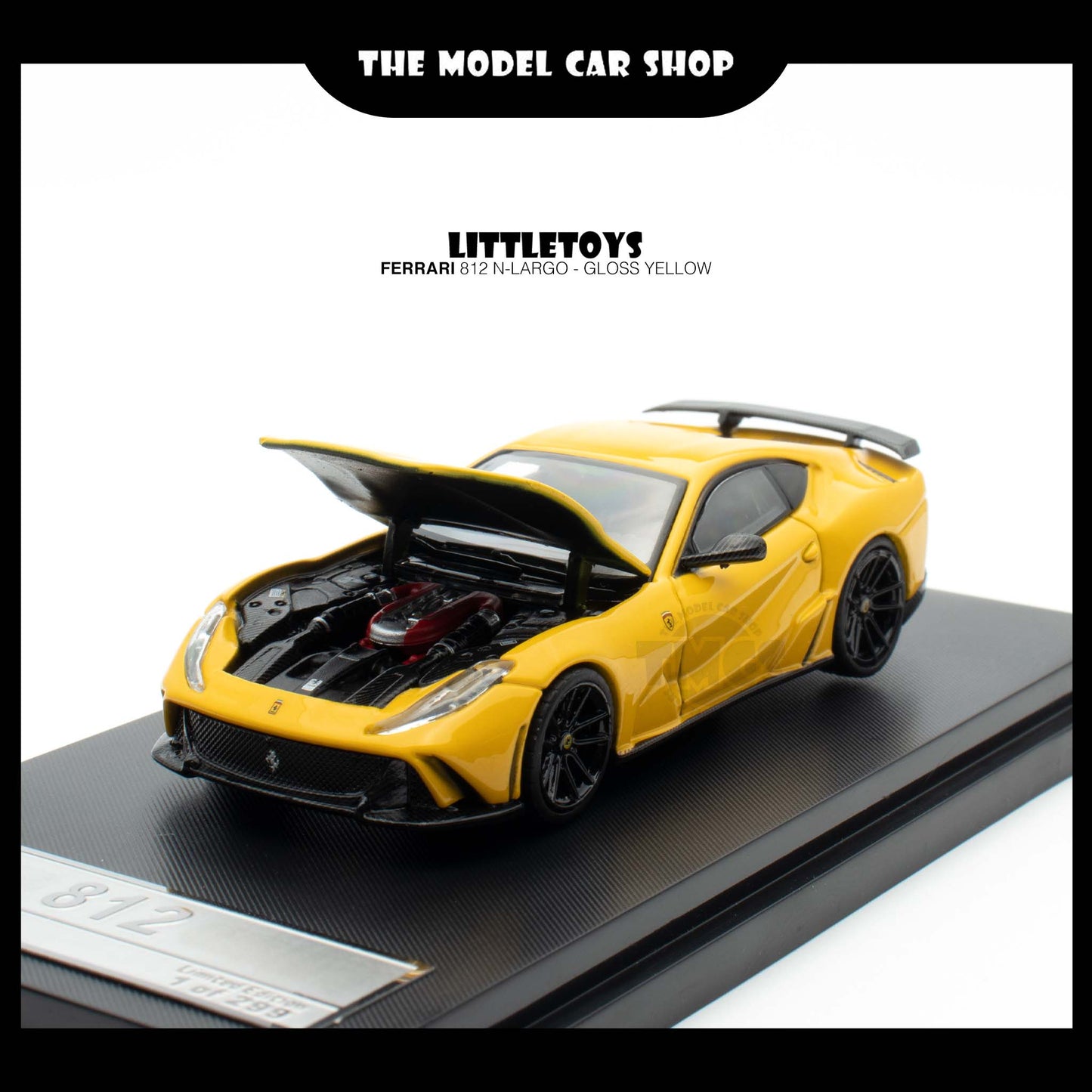 [Little Toys] Ferrari 812 N-Largo - Gloss Yellow