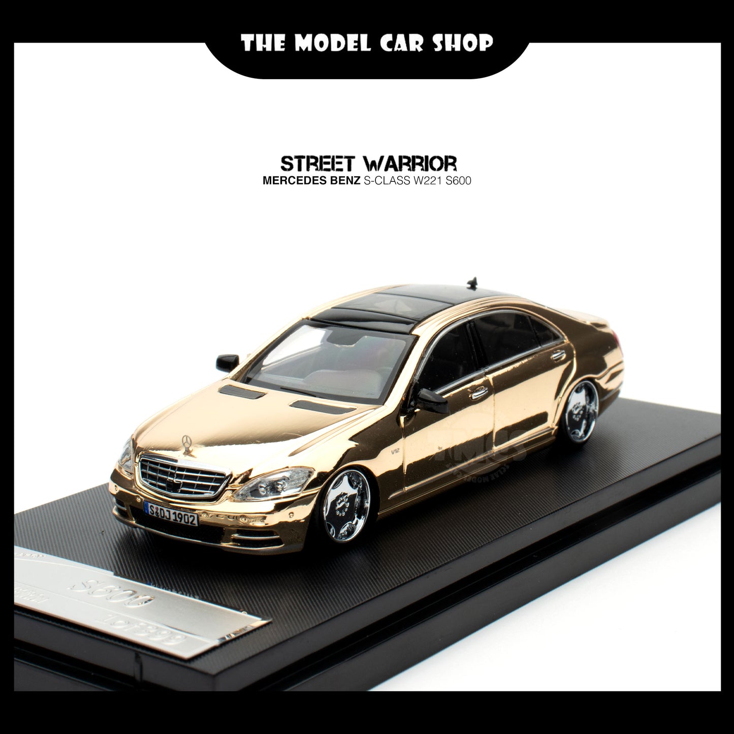 [Street Warrior] Mercedes Benz S-Class W221 S600 - Gold Chrome