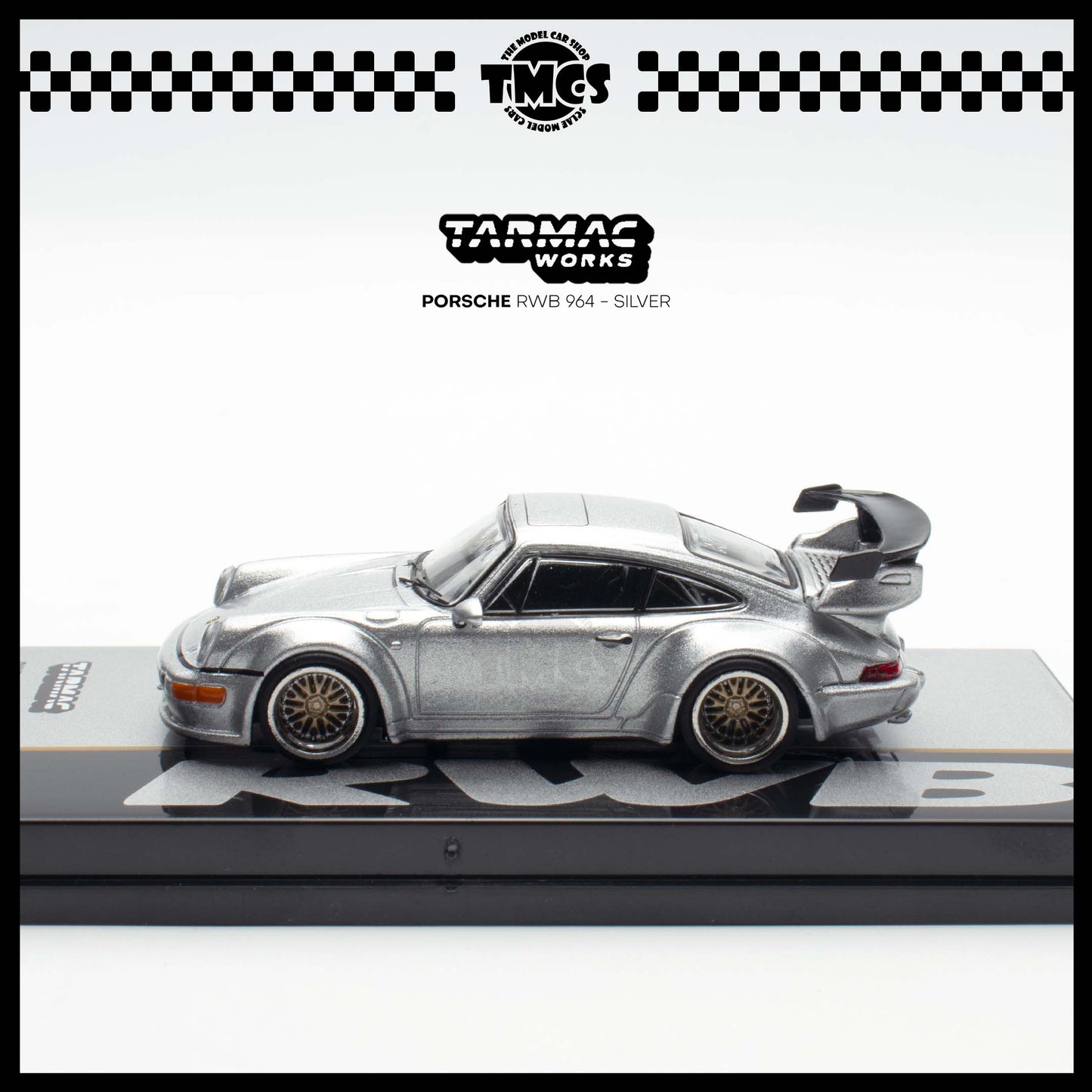 [Tarmac Works] 1:64 Porsche RWB 964 - Silver