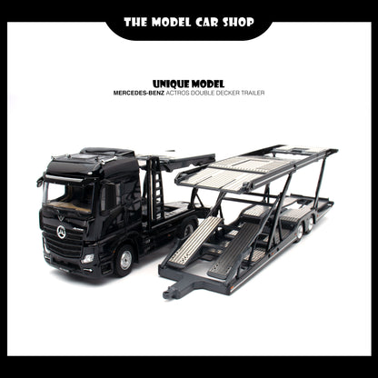 [Unique Model] Mercedes-Benz Actros Double Decker Trailer - Black