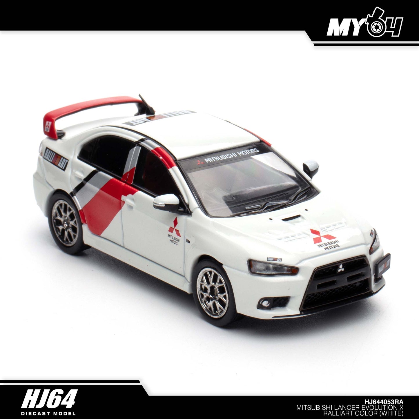 [Hobby Japan] Mitsubishi Lancer Evolution Ⅹ - RALLIART Colour White