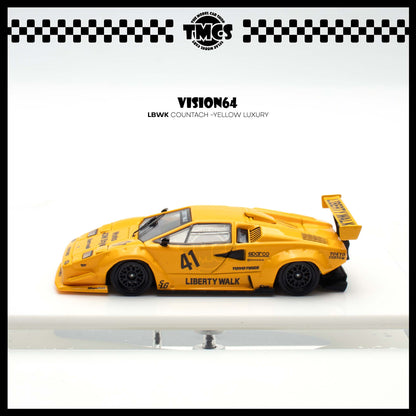 [Vision] 1:64 LBWK Countach -Yellow Luxury