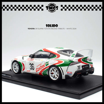 [Solido] 1:18 Toyota GR Supra Toyota Racing Tribute - White 2024