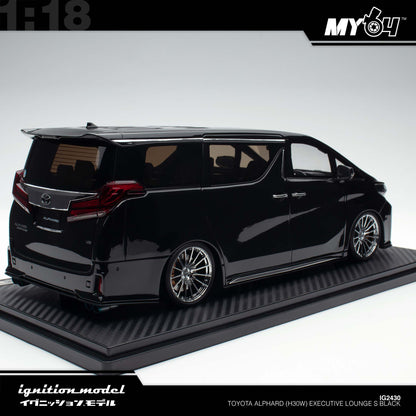 [Ignition Model] Toyota Alphard (H30W) Executive Lounge S - Black