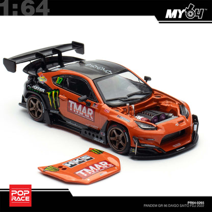 [Pop Race] 1:64 Pandem GR86 - Daigo Saito Formula  Drift Japan 2022