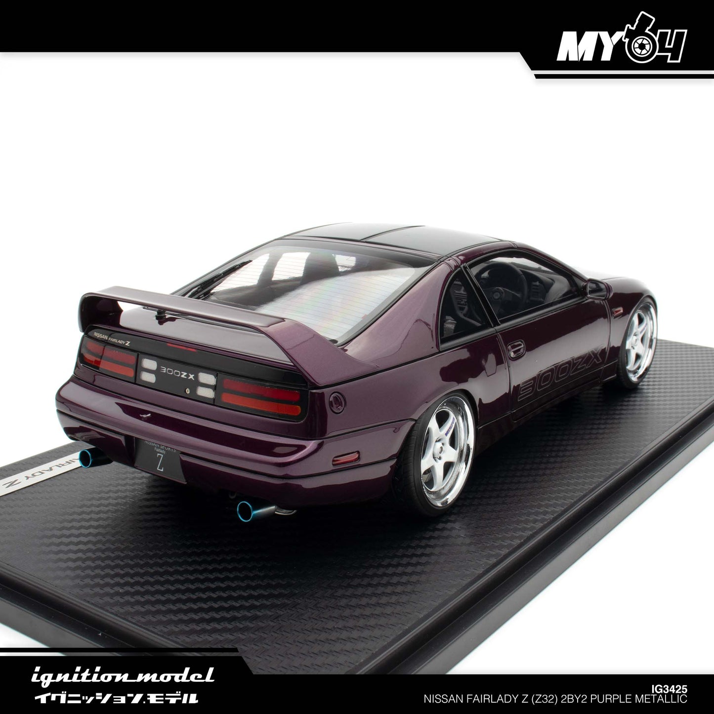 [Ignition Model] Nissan Fairlady Z (Z32) 2by2 - Purple Metallic