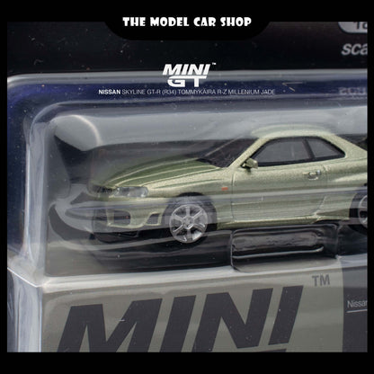 [Mini GT] Nissan Skyline GT-R (R34)Tommykaira R-z Millenium Jade (Mijo Exclusive)