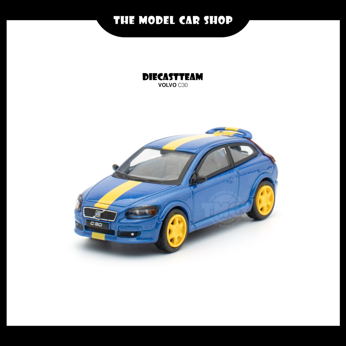 [DCT] Volvo C30 - Blue with Yellow Stripe