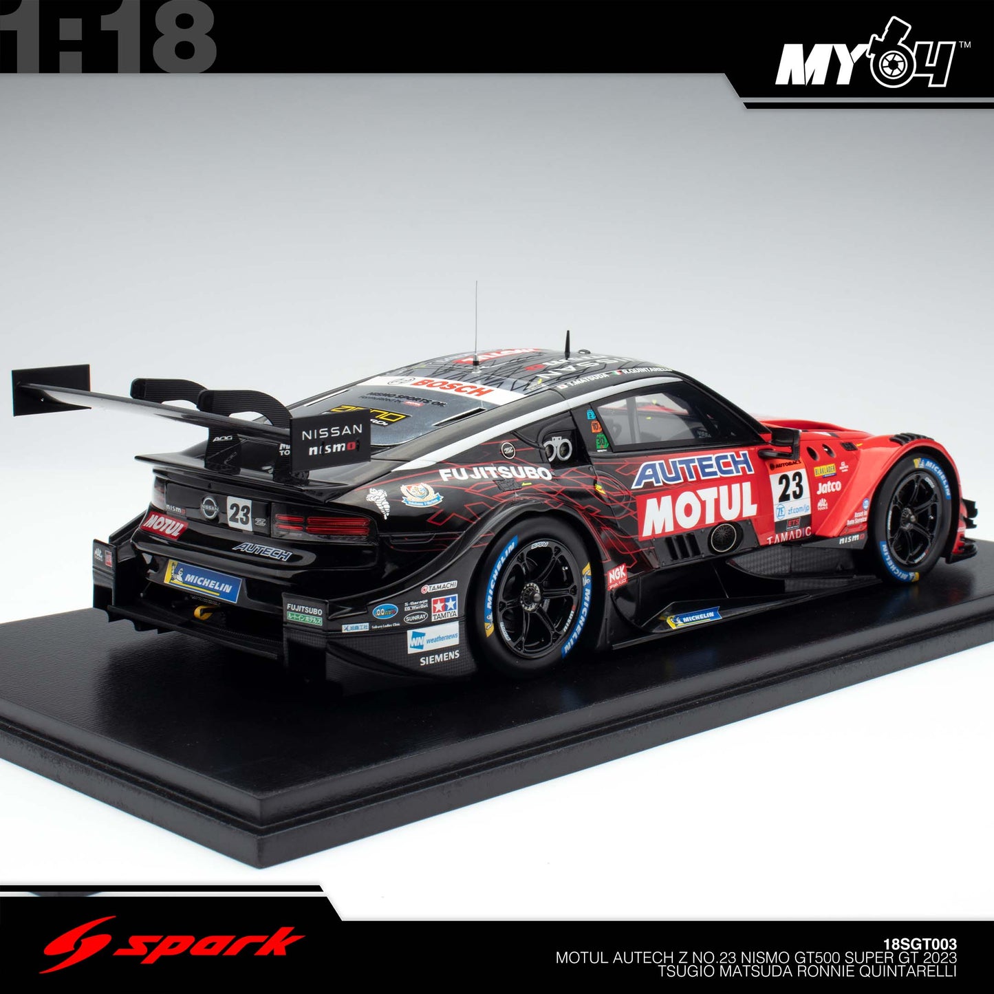 [Sparky] MOTUL AUTECH Z No.23 NISMO GT500 SUPER GT 2023 Tsugio Matsuda - Ronnie Quintarelli