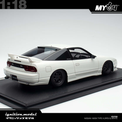[Ignition Model] Nissan 180SX Type X (RPS13) - White