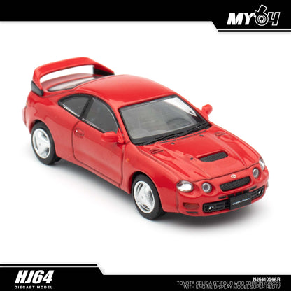 [Hobby Japan] Toyota CELICA GT-FOUR WRC Edition (ST205) with Engine Display Model - Super Red IV