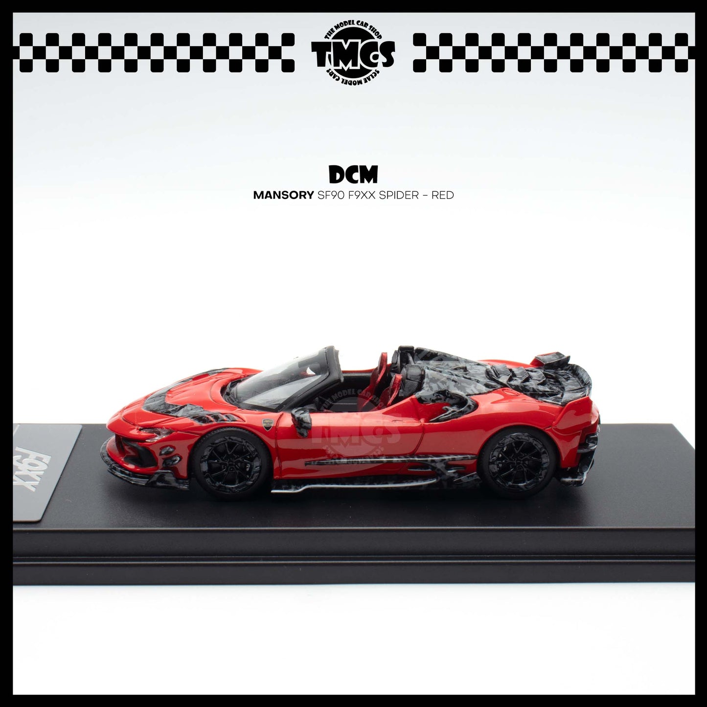 [DCM] 1:64 TPC x DCM Mansory SF90 F9XX Spider - Red