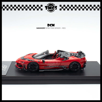 [DCM] 1:64 TPC x DCM Mansory SF90 F9XX Spider - Red