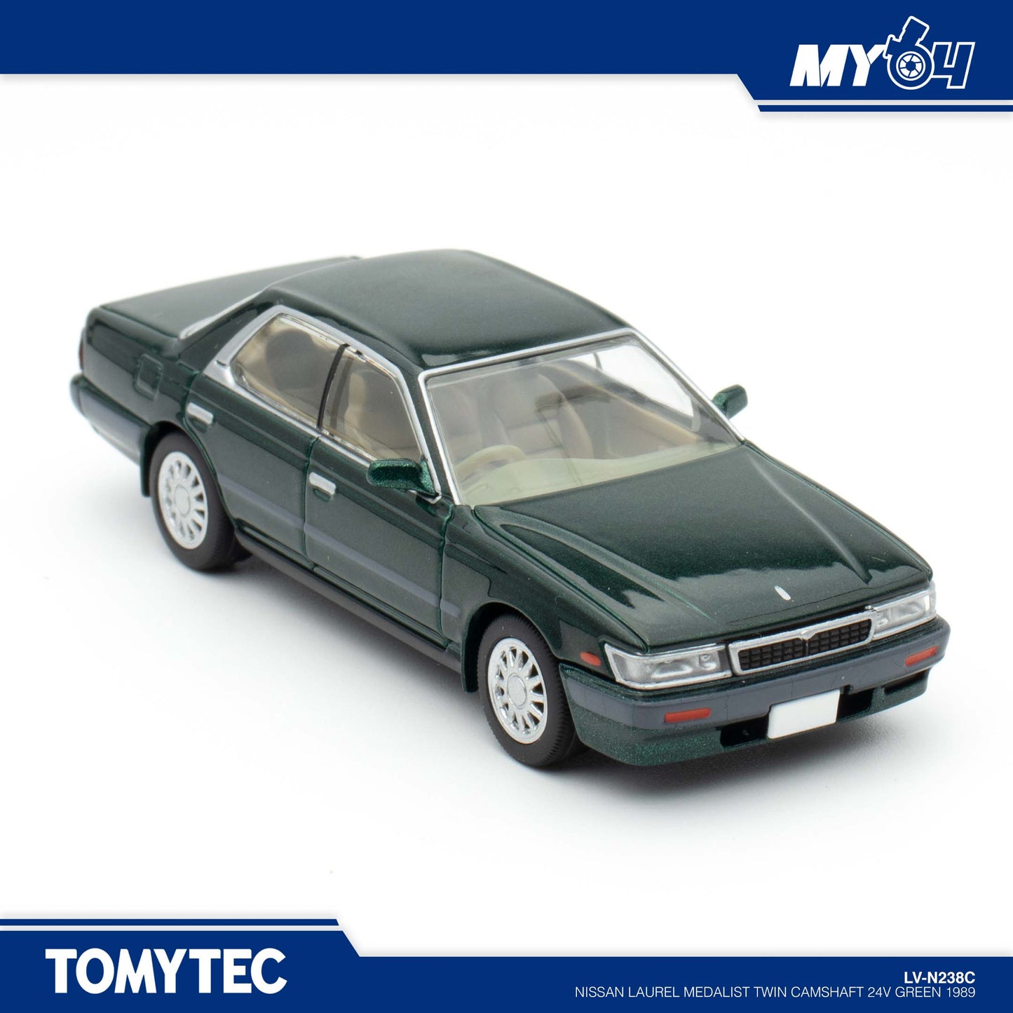 [TOMYTEC] Nissan Laurel Medalist Twin Camshaft 24V Green 1989