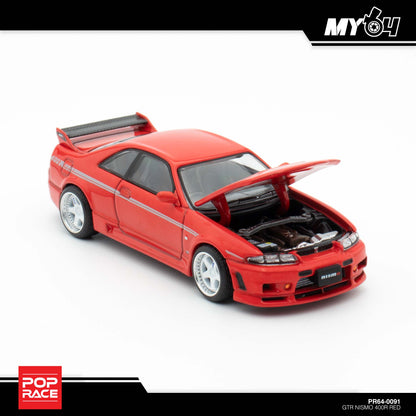 [Pop Race] Nissan Skyline GT-R R33 NISMO 400R - Red