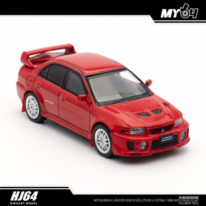 [Hobby Japan] Mitsubishi Lancer GSR Evolution 5 (CP9A) 1998 with Mud Flap - Palmer Red